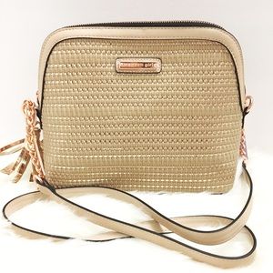Rose Gold Crossbody Handbag.